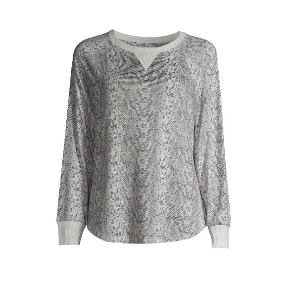 NWT Women's Snake Hacci Pajama Top - Picture 3 of 4